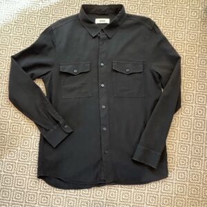 Buck Mason Black Casual Button Down Shirt